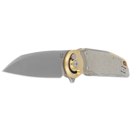 Nóż składany Fox Metamorphosis Green Micarta, Acid Stonewashed M390 (FX-556-B4)