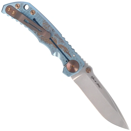 Nóż składany Spartan Blades Harsey Folder ''Sea Raven'' Titanium, Stonewashed MagnaCut by William W. Harsey (SF5SRAV)