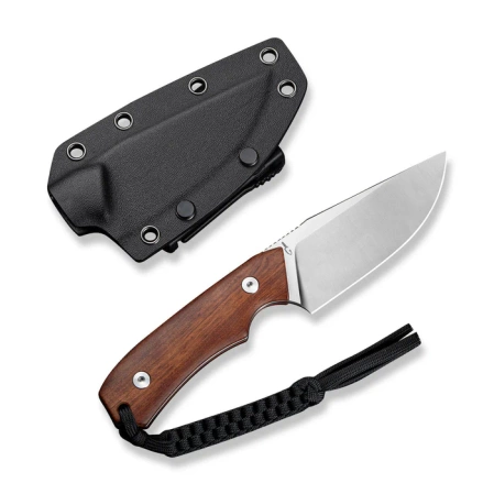 Civivi Gander Knife Guibourtia Wood, Satin 14C28N by Matt Gentry (C24058B-3)