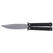 Martinez Albainox Balisong Black Steel, Satin Finish (02152)