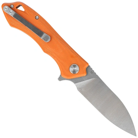 Bestech Beluga Knife Orange G10, Stonewashed/Satin D2 (BG11E-2)