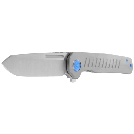 Kubey KB Knives Steelhead Gray Titanium, Satin M390 by Mark Perez (KB315A)