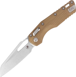 Microtech MSI S/E Knife Dark Earth Tri-Grip Polymer, Stonewashed M390MK by Tony Marfione (210T-10PMDE)