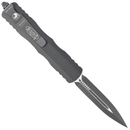 Nóż automatyczny OTF Microtech Dirac D/E Black Aluminium, Tactical by Tony Marfione (225-1T)