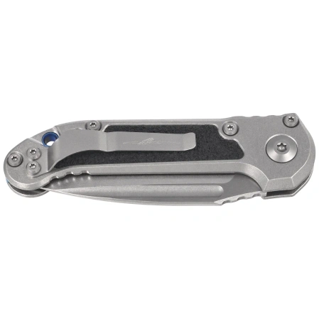 Microtech LUDT Gen III S/E Marfione Select Automatic Knife Titanium, Blue HW, Stonewashed M390MK by Tony Marfione (1135-10MS4)
