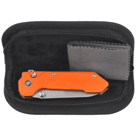 Nóż składany Remette Cosmic Orange G10, Sandblasted 14C28N (RTCO-GO)