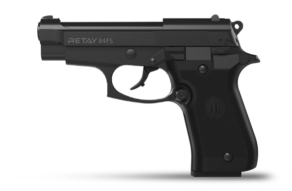 Retay 84FS 9mm P bang gun.A.K. Black (84FS 9mm PAK Black)