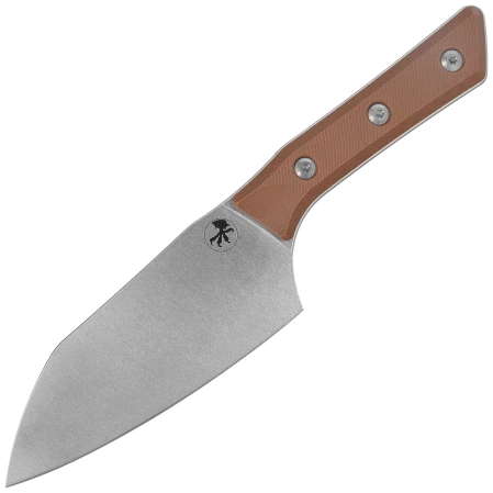 Microtech 6'' Santoku Knife Coyote Tan G10, Stonewashed M390MK (3200-10CE)