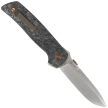 Fox Original Gangster LE No 341/350 Dark Matter Fat Carbon, Satin Elmax by Bob Terzuola Knife (FX-ATC-OG01 CFMC)