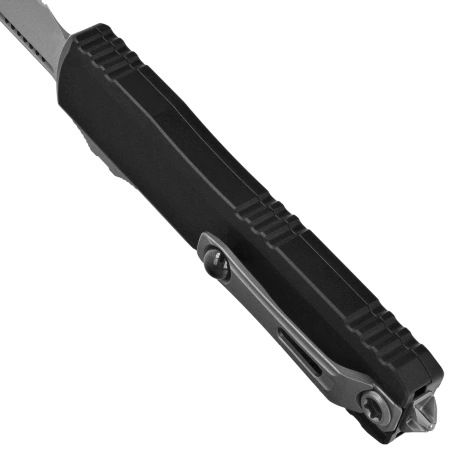 Microtech Ultratech Gen III ZBP S/E OTF Knife Black Aluminum, Stonewashed P/S M390MK by Tony Marfione (1121-11)