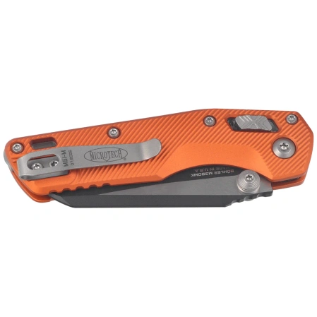Nóż składany Microtech MSI Ram-Lok Mini S/E Fluted Orange Aluminium, Black M390MK by Tony Marfione (210M-1FLOR)