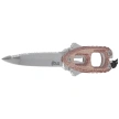 MAC Coltellerie Gunster Diving Knife Red Burlap Micarta, Satin MA5 by Moris Baroni (GNR11.RB)