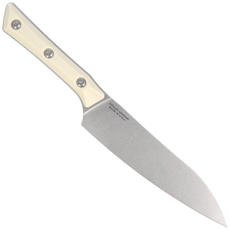 Microtech Utility Kitchen Knife Ivory G10, Stonewashed M390MK (3400-10IV)