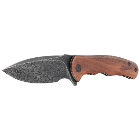 Nóż składany Civivi Mini Praxis Guibourtia Wood, Black Hand Rubbed Damascus (C18026C-DS1)