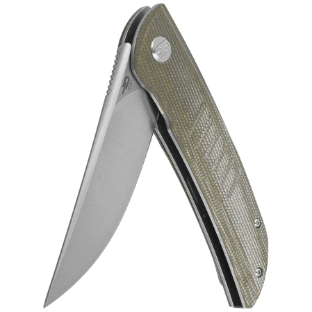Bestech Swift Green Micarta, Satin D2 Knife (BG30A-1)