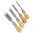 Narex Richter set of 4 bevel eddge butt chisels 1/4'', 1/2'', 3/4'', 1'' (853800)