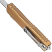 Microtech Ultratech Gen IV S/E OTF Knife Tan Aluminum, Stonewashed M390MK by Tony Marfione (11214-10TA)