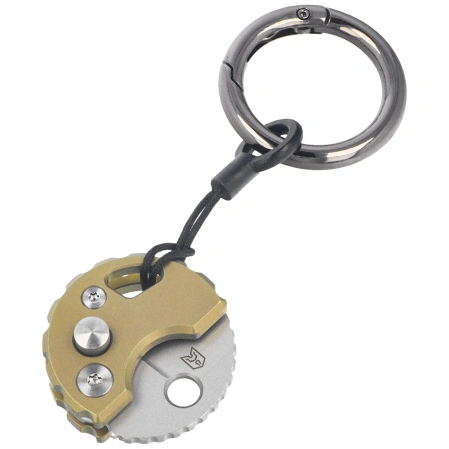 Nóż składany Bestechman Turtle Gold Titanium, Bead Blasted 14C28N (BM20C)