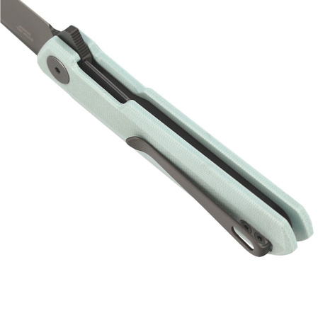 Nóż składany Bestechman Mini Dundee Ice Cream Blue G10, Grey PVD D2 by Ostap Hel (BMK03G)