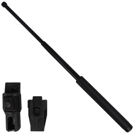 ESP hardened expandable baton 21'' with leather-imitation grip (EXB-21HL BK BH-54-L)