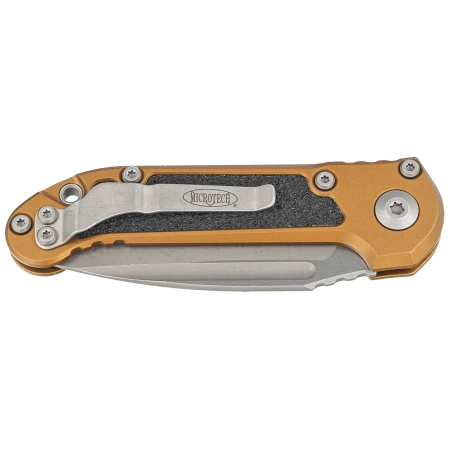 Microtech LUDT Gen III S/E Automatic Knife Tan Aluminum, Apocalyptic M390MK by Tony Marfione (1135-10APTA)