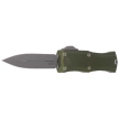 Nóż automatyczny OTF Microtech Hera II Mini D/E OD Green Aluminium, Apocalyptic M390MK by Tony and Sean Marfione (1702M-10APOD)
