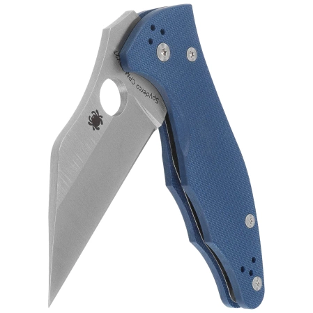 Nóż składany Spyderco Yojimbo 2 Cobalt Blue G10, Satin CPM SPY27 by Michael Janich (C85GPCBL2)