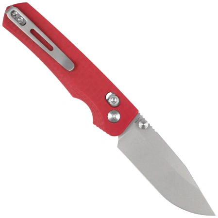 Nóż składany Remette RT-Aurora Red G10, Satin 14C28N (Aura-G4)