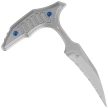Nóż Microtech Bee Marfione Select Gray Titanium, Blue Titanium HW, Stonewashed F/S 440C by Bastinelli (218-12MS3)