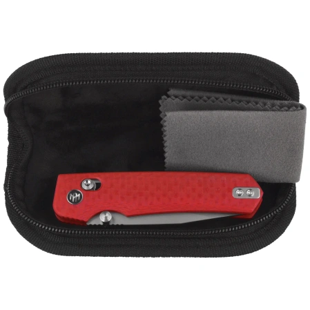 Remette RT-Aurora Knife Red G10, Satin 14C28N (Aura-G4)