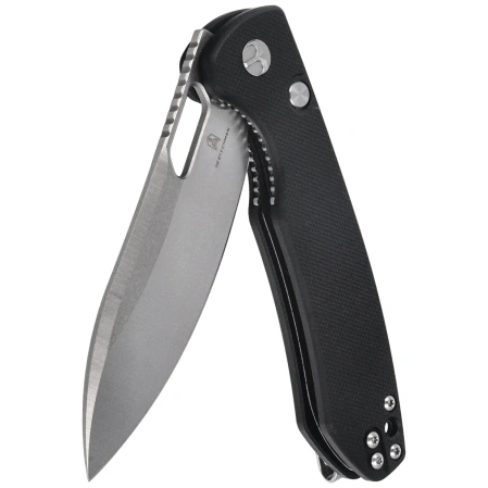 Nóż składany Bestechman Firebird Black G10, Satin / Stonewashed D2 (BMK05A)