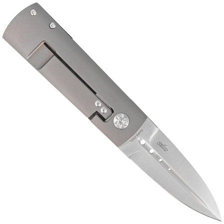 Maserin Daga Black/Gold FatCarbon, Satin Elmax by Attilio Morotti Knife (372/G)