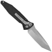Microtech Socom Elite Auto T/E Automatic Knife Black Aluminum, Stonewashed M390 by Tony Marfione (161A-10)
