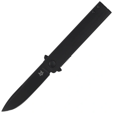 Fox Chnops Tactical Black G10, Black Idroglider Hybrid Cryo by Raven Knives Design (FX-545 G10B)