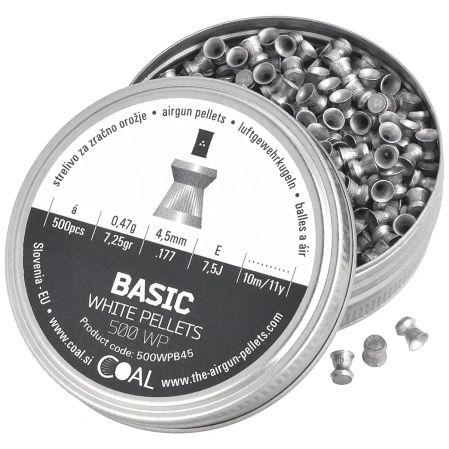 Śrut Coal Basic 4.5 mm, 500 szt. 0.47 g / 7.25 gr (500WPB45)