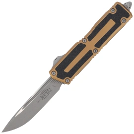 Nóż automatyczny OTF Microtech Scarab II Gen III S/E Tan Aluminium, Apocalyptic M390MK by Tony Marfione (1278-10APTA)