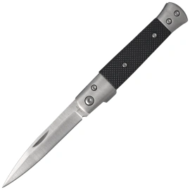 Nóż składany Third Decor Habitat N118B Black Aluminum, Satin 420 (TH-N118B)