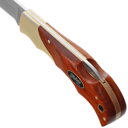 Nóż składany Herbertz CJH Cocobolo Wood/Nickel Silver, Satin 440A (259311)