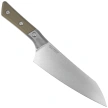 Nóż kuchenny Microtech Chef 8'' OD Green G10/Titanium Bolster, Stonewashed M390MK (3000B-10 OD)
