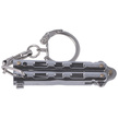 Nóż składany motylek brelok Martinez Albainox Balisong Chrome (02180-C)