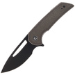 CIVIVI Odium Dark Green Micarta, Black Stonewashed (C2010G)