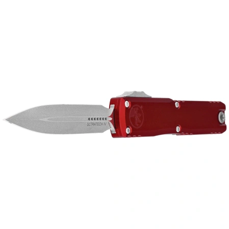 Nóż automatyczny OTF Microtech Ultratech Gen IV D/E Merlot Aluminium, Apocalyptic M390MK by Tony Marfione (11224-10APMR)