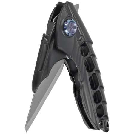 Nóż składany RikeKnife Alien 1 Black DLC Titanium, Satin M390 (RK-Alien1-B)
