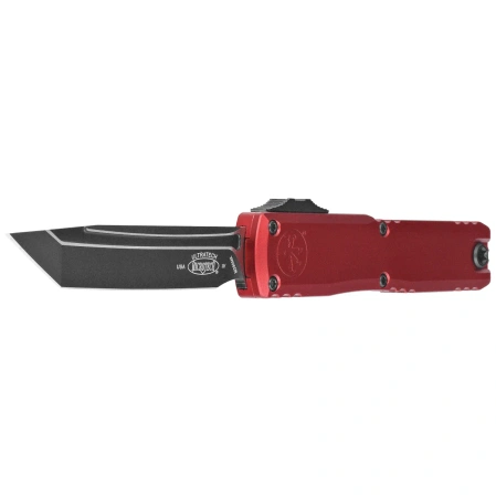 Microtech Ultratech Gen IV T/E OTF Knife Merlot Aluminum, Black Cerakote M390MK by Tony Marfione (11234-1MR)