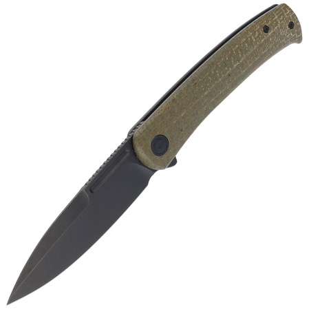 Nóż składany Civivi Cetos Green Micarta / Steel, Black Stonewashed 14C28N (C21025B-3)