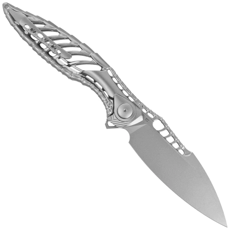 Nóż składany Rike Knife Thor 6 Plus Gray Titanium, Beadblasted Bohler M390 (RK Thor6 Plus-P)