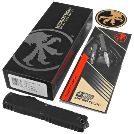 Nóż automatyczny OTF Microtech Ultratech Gen III ZBP S/E Signature Shadow DLC Aluminium, Shadow DLC M390MK by Tony Marfione (1121-1DLCTSH)