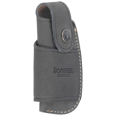 LionSteel Vertical/Horizontal Blue Leather Knife Pouch (900FDV4 BL)