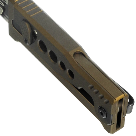 Nóż grawitacyjny Reate EXO-U V2 Bronze Speedhole Aluminium, Stainless Steel