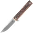 Fox Chnops Heritage Knife Deer Horn, Satin Hybrid Cryo by Raven Knives Design (FX-544 CE)